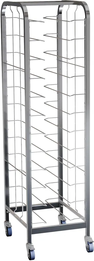 Тележка шпилька RESTOINOX ТШРППР-12/360/540 под подносы универсальная на радиусной трубе 440x570x1700 мм