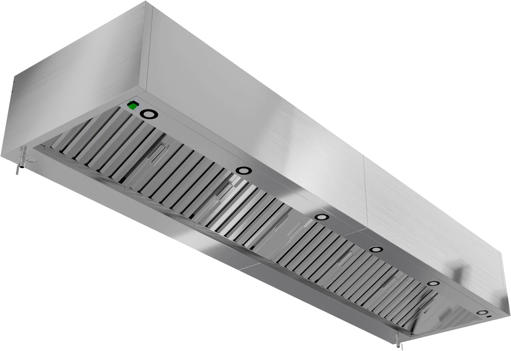 Зонт вытяжной с подсветкой ЗВПКП-21/08