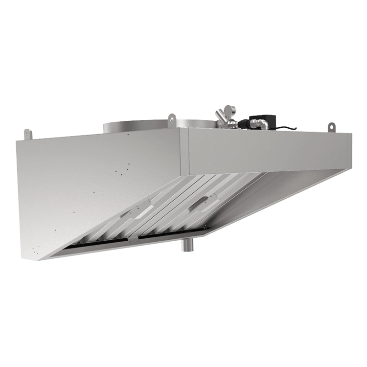 Зонт вытяжной пристенный с гидрозатвором Кобор HFR-2-90/80/К