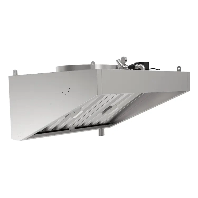 Зонт вытяжной пристенный с гидрозатвором Кобор HFR-2-180/80/К