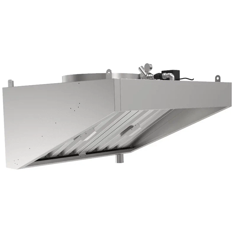 Зонт вытяжной пристенный с гидрозатвором Кобор HFR-2-220/100/К