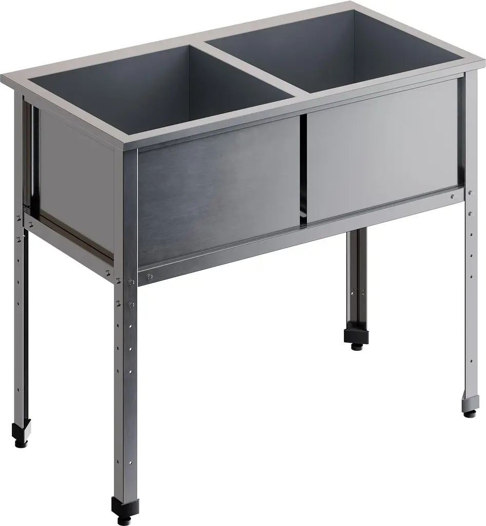 Ванна моечная двухсекционная RESTOINOX ВМС-2/5-ЭК