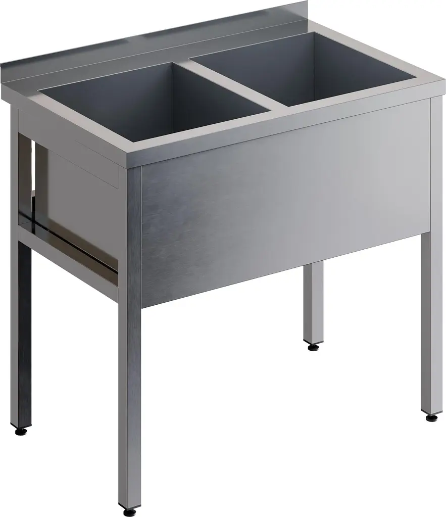 Ванна моечная двухсекционная RESTOINOX ВМС-2/6-Б