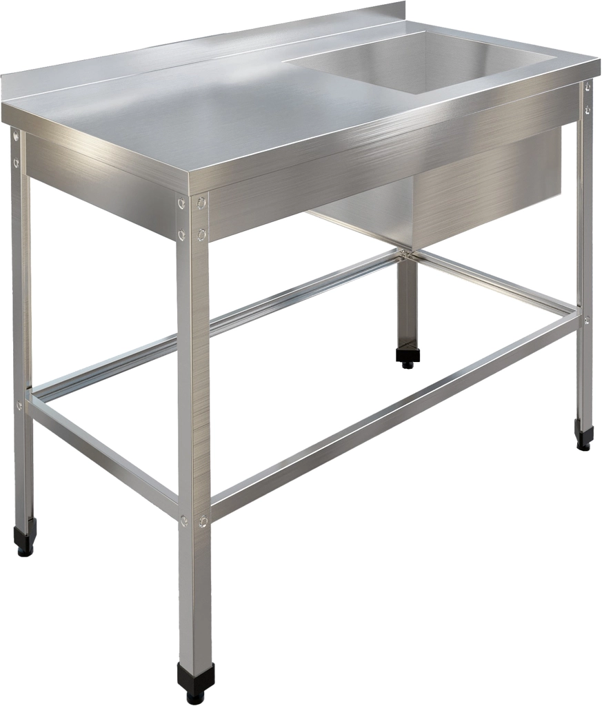 Ванна моечная с крылом RESTOINOX ВМСР/1-13/7-БПО-ЭЦ