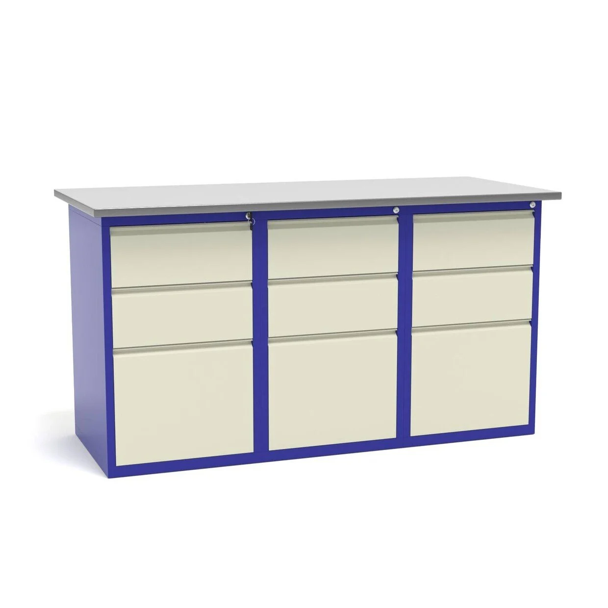 Верстак слесарный трехтумбовый СВ-3Т.03.03.03.16