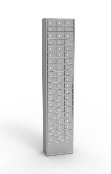 Фото - шкаф металлический для телефонов шмт-60 мод.2 на 60 ячеек с ключевыми замками