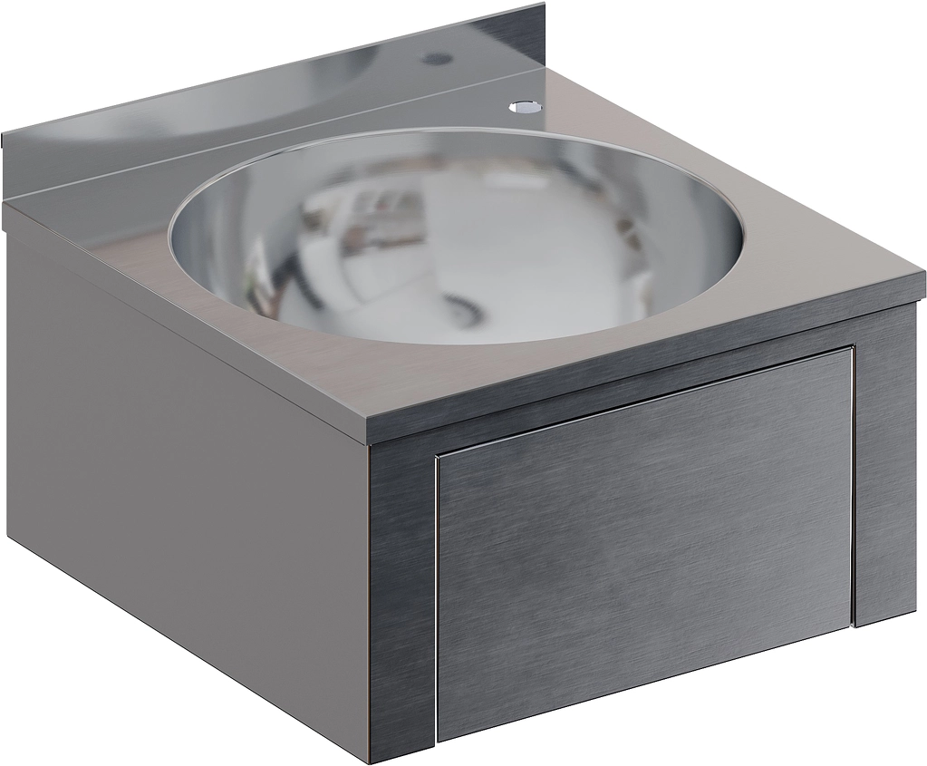 Рукомойник настенный коленный RESTOINOX РНКX-40/40-Б