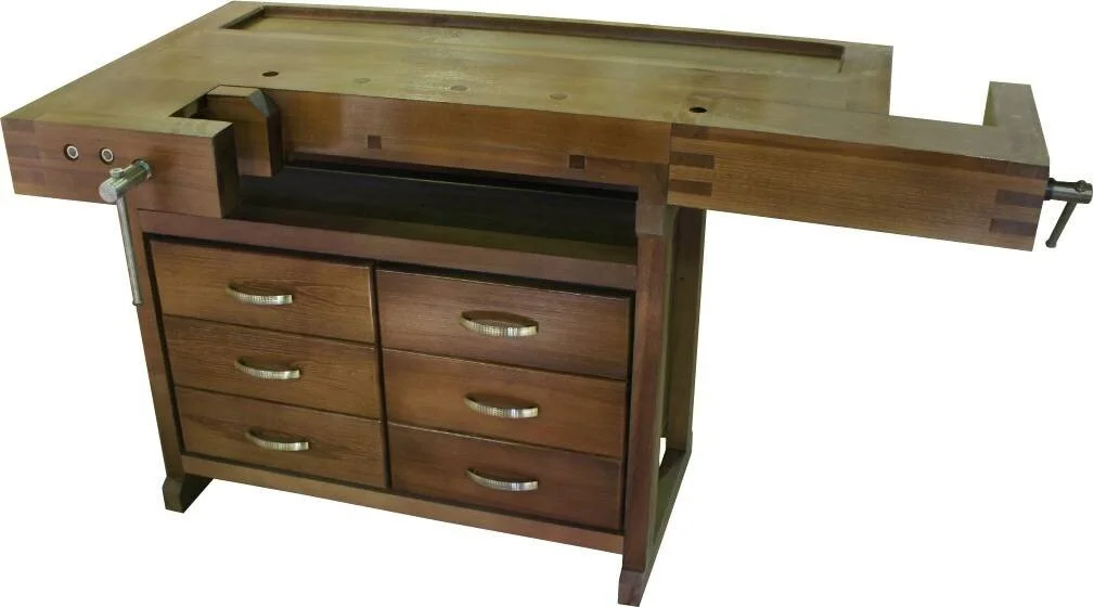 Верстак столярный Ученический (береза) с тумбой Престиж