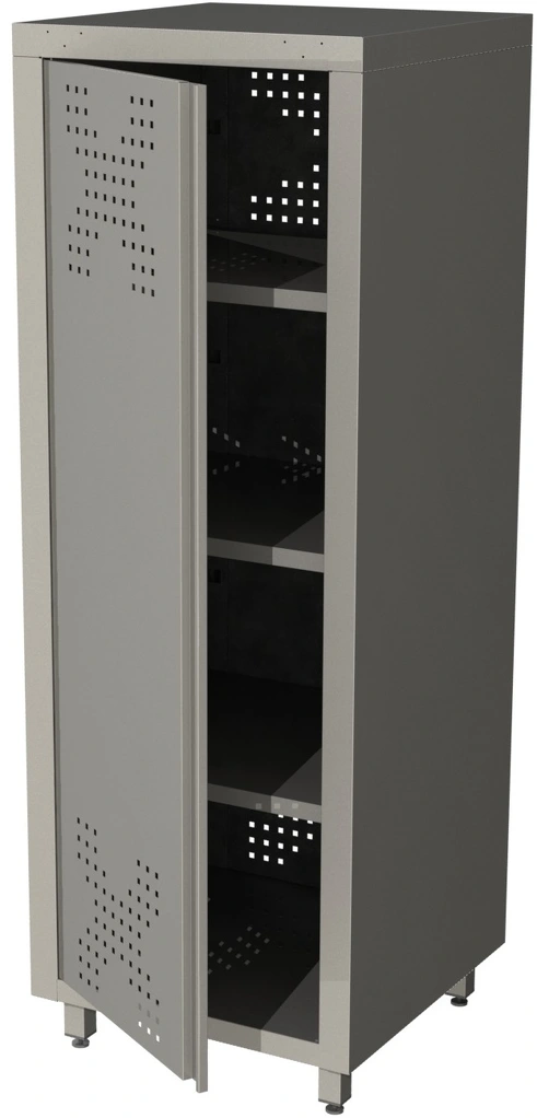 Фото - шкаф кухонный для хлеба двери распашные restoinox шкрх-6/6 600x600x1700 мм