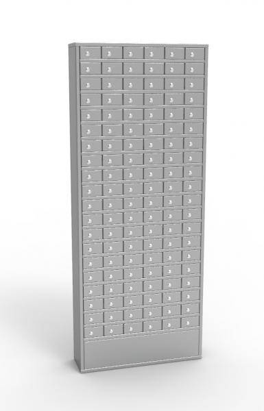 Фото - шкаф металлический для телефонов шмт-120 на 120 ячеек для сотовых