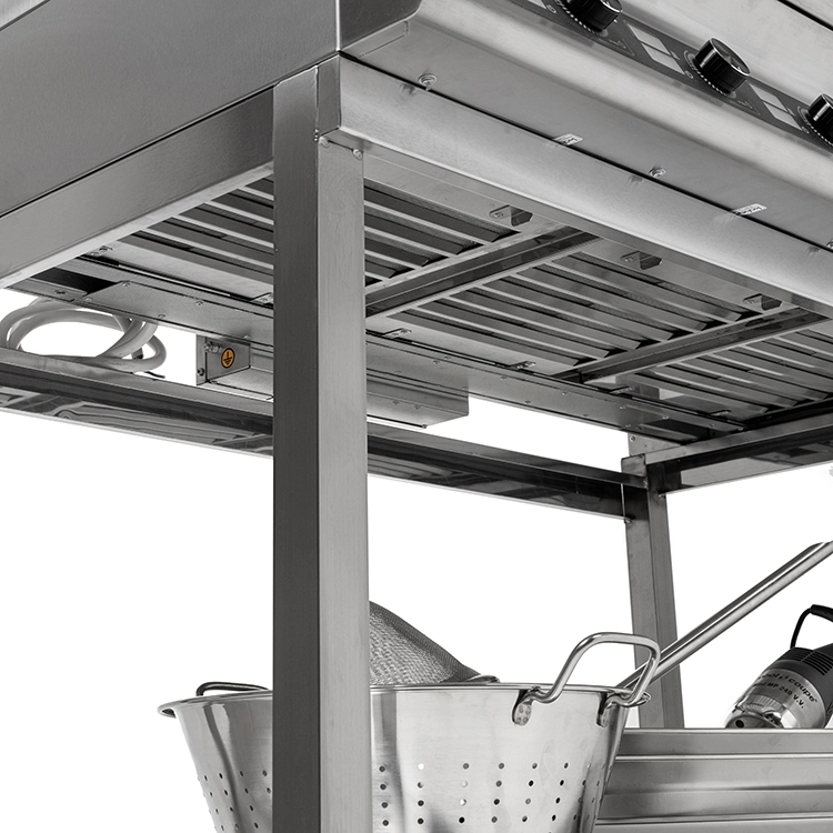 Плита индукционная на закрытой подставке 6 конфорок Кобор I7-6S2