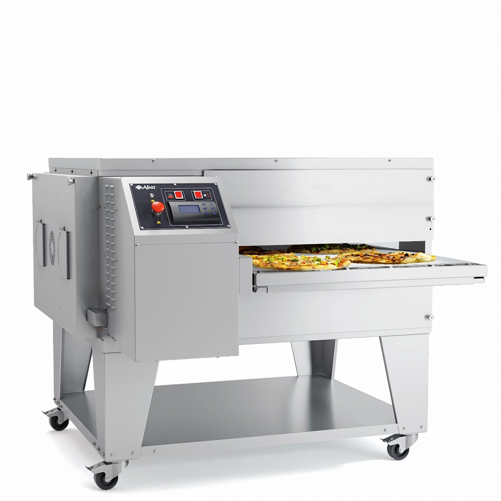 Конвейерная печь для пиццы ПЭК-800 с дверцей