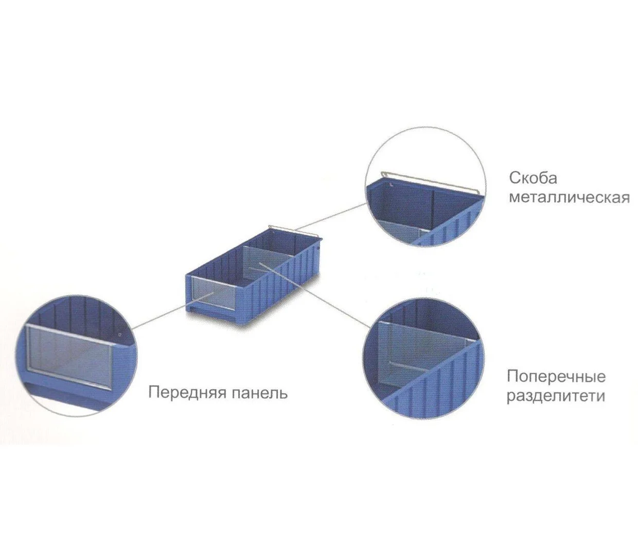 Контейнер стеллажный для метизов SK 4109