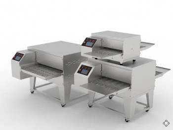 Конвейерная печь для пиццы ПЭК-800 с дверцей (модуль для установки в 2 яруса)