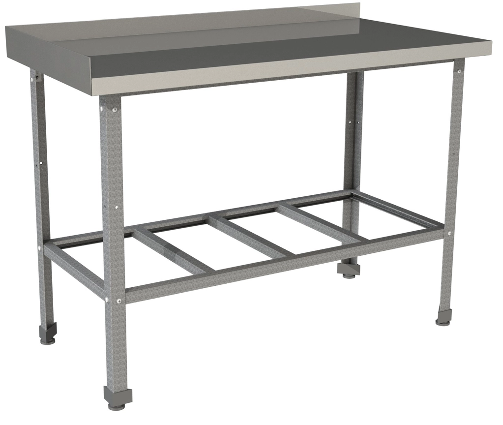 Стол производственный RESTOINOX СП-13/6-2БРЛ-ЭЦ 2 борта