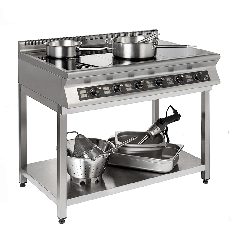 Плита индукционная на открытой подставке 6 конфорок Кобор I7-6S