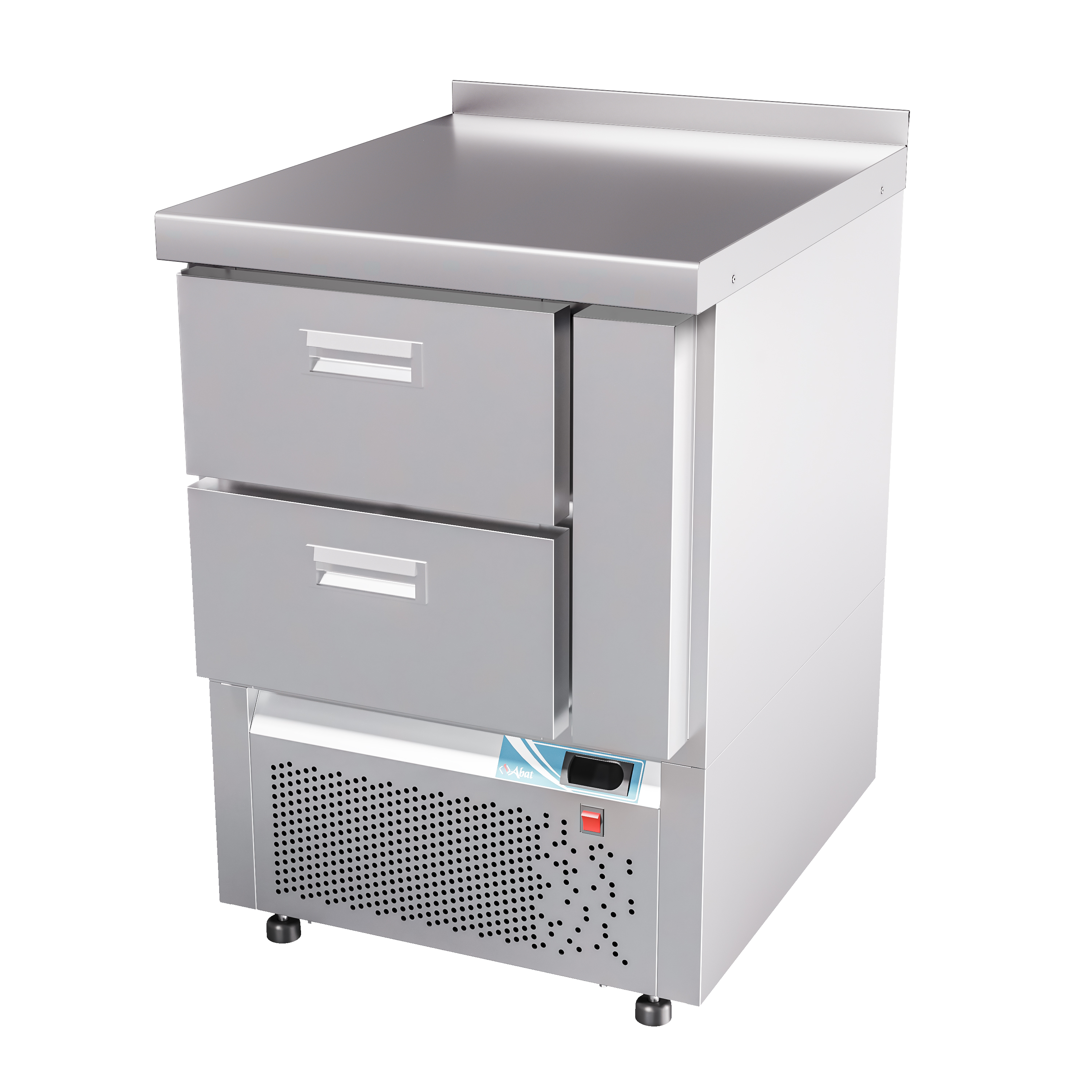 Стол холодильный среднетемпературный СХС-70Н (ящики 1/2) с бортом