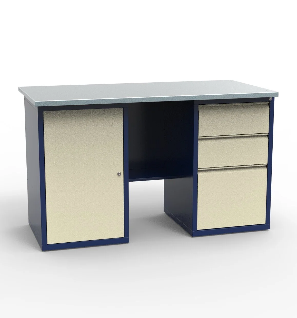 Верстак слесарный двухтумбовый СВ-2Т.01.03.14_сб3