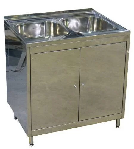 Тумба двухчашечная с мойкой МТ-2Н