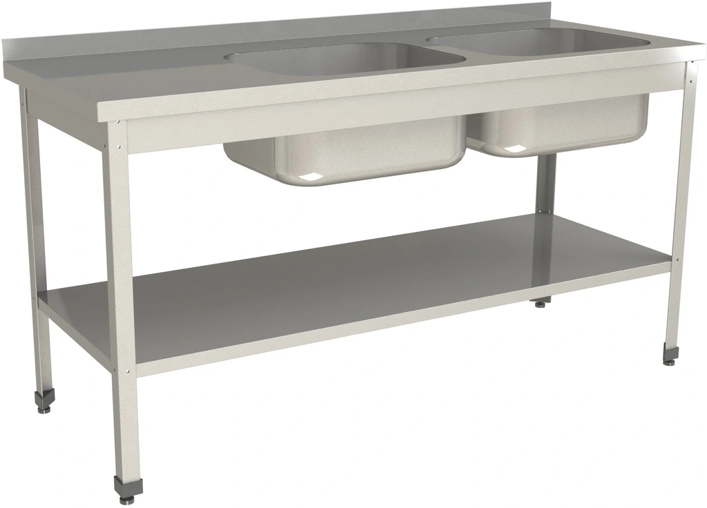 Ванна моечная цельнотянутая RESTOINOX ВМЦ-2/15/7-БПП-ЭН