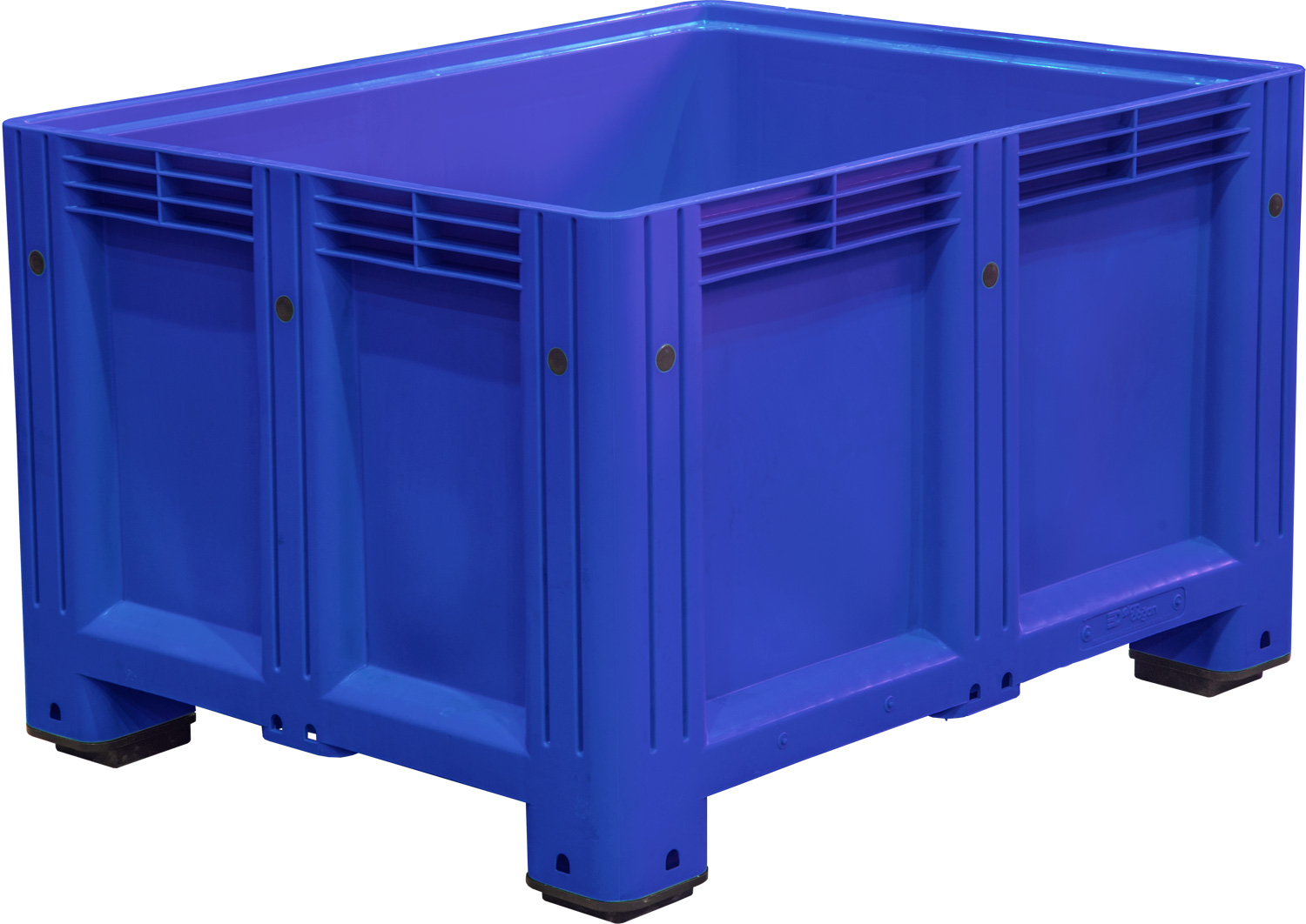 Большой пластиковый контейнер D-Box 1210 S (760) Big Box 1200х1000х760 сплошной на ножках синий