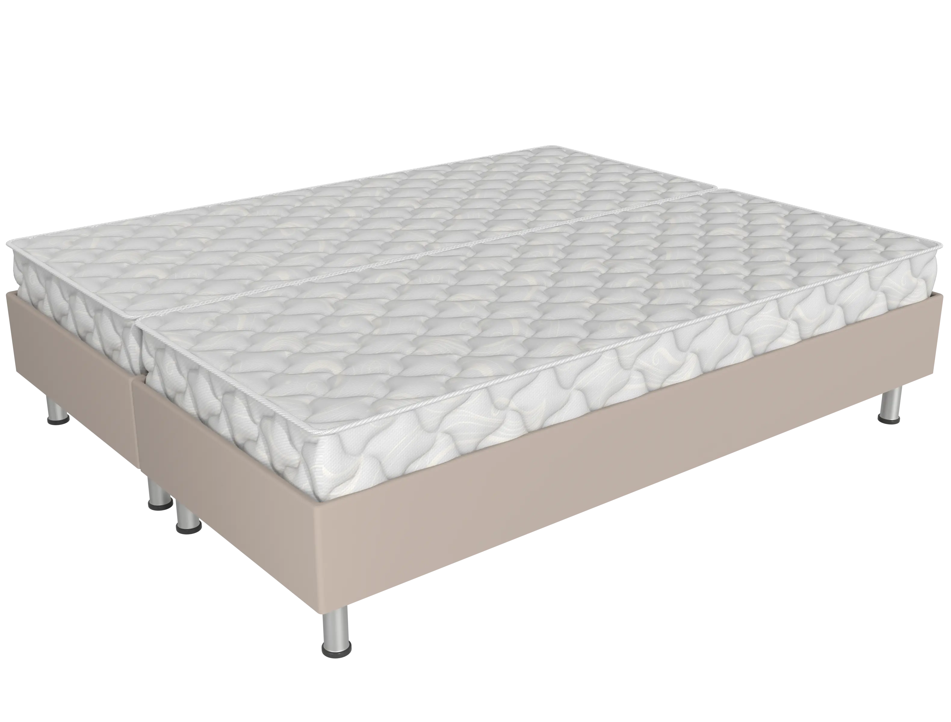 Спринг бокс СБ/2-200/180 бежевый с матрасами Верона