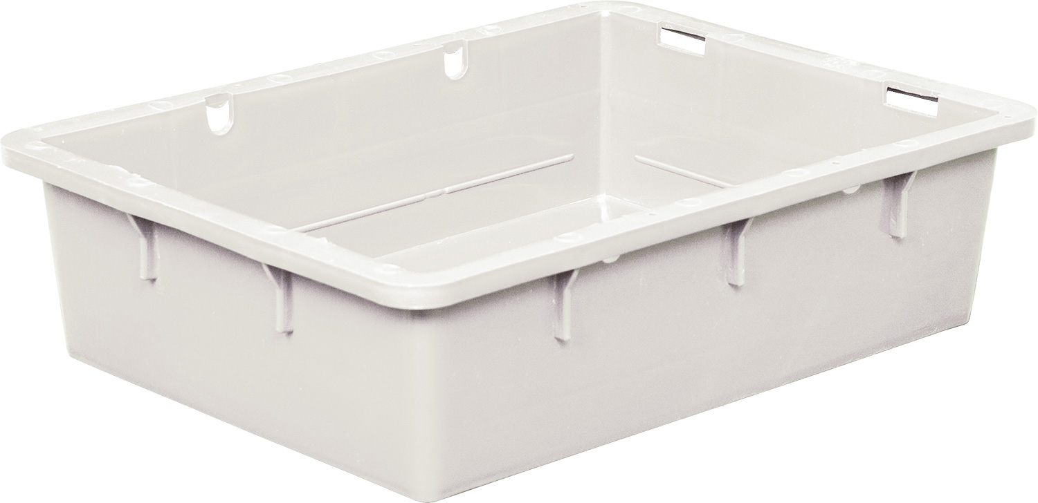 Ящик сырково-творожный 306 м размером 532х400х141 мм неокрашенный морозостойкий без крышки для хранения и транспортировки