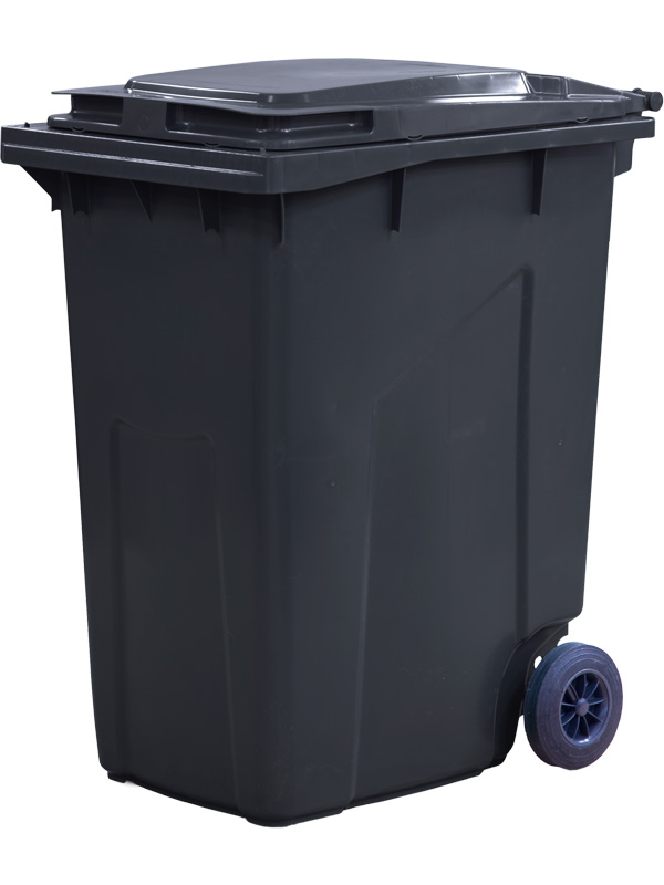 Мусорный контейнер МКТ 360 серый для сбора мусора