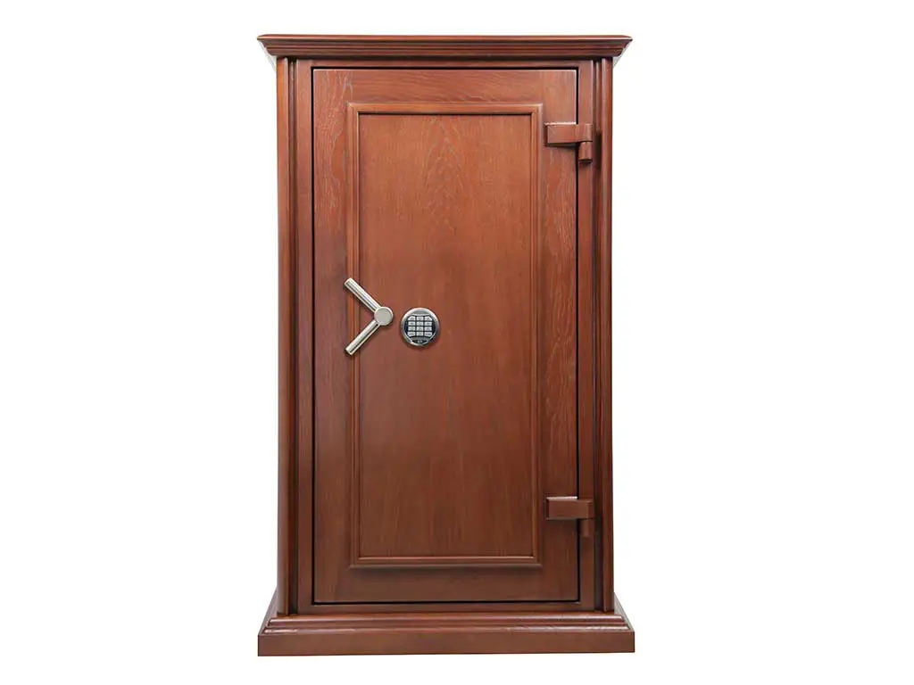 Огневзломостойкий сейф в дереве VALBERG Гарант Евро 133 T EL Д (дуб)