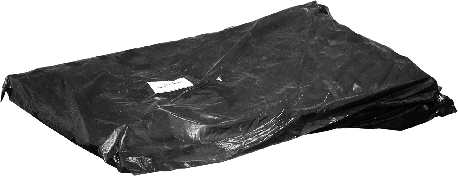 Пакет для мусора на 60-120 литров в брикете (90х110 35 мкм) черный