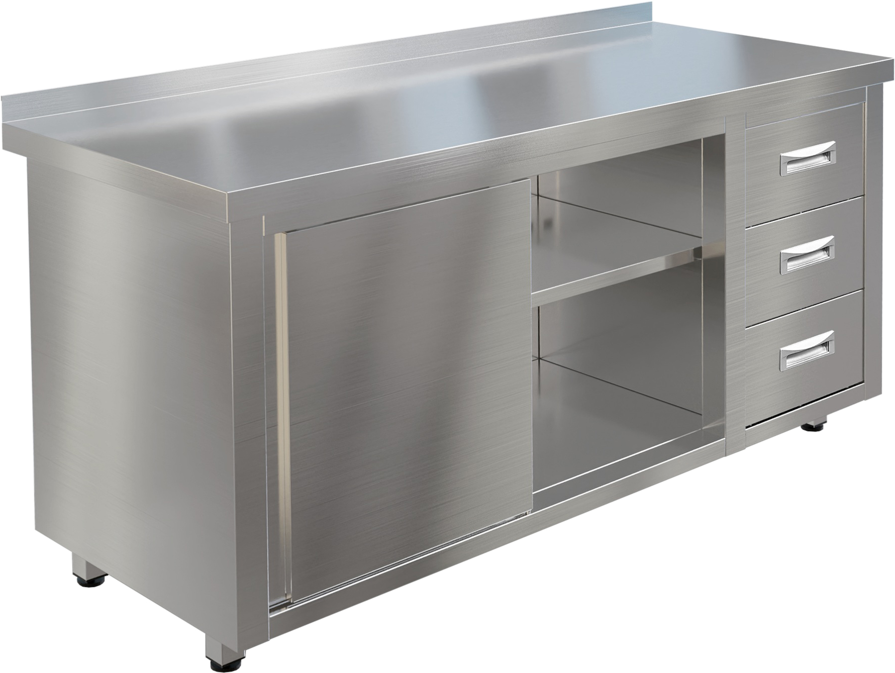 Стол производственный купе RESTOINOX СПКЗЯ-12/6-БП