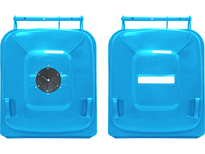 Мусорный контейнер МКТ 240 синий для сбора мусора